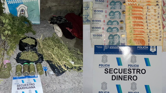 Allanamiento en Ezeiza: secuestraron marihuana y detuvieron a una mujer