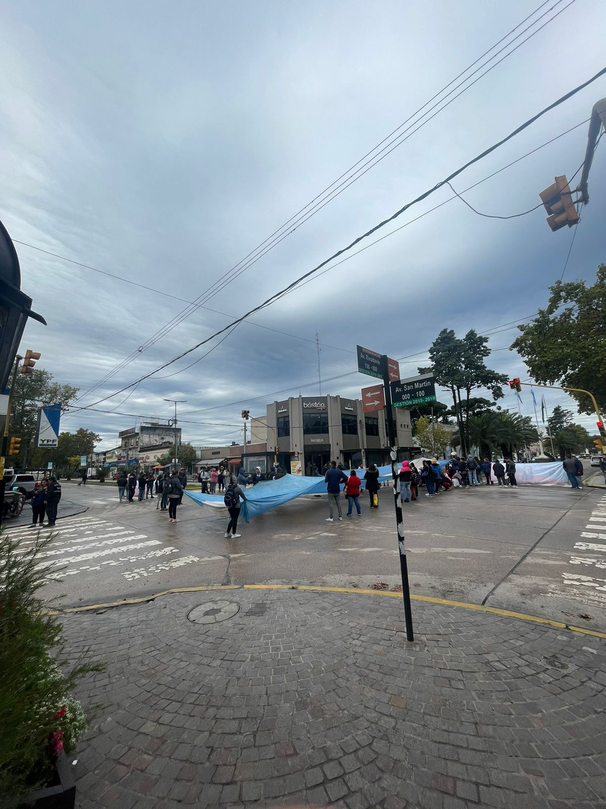 La protesta se realiz&oacute; este jueves.&nbsp;