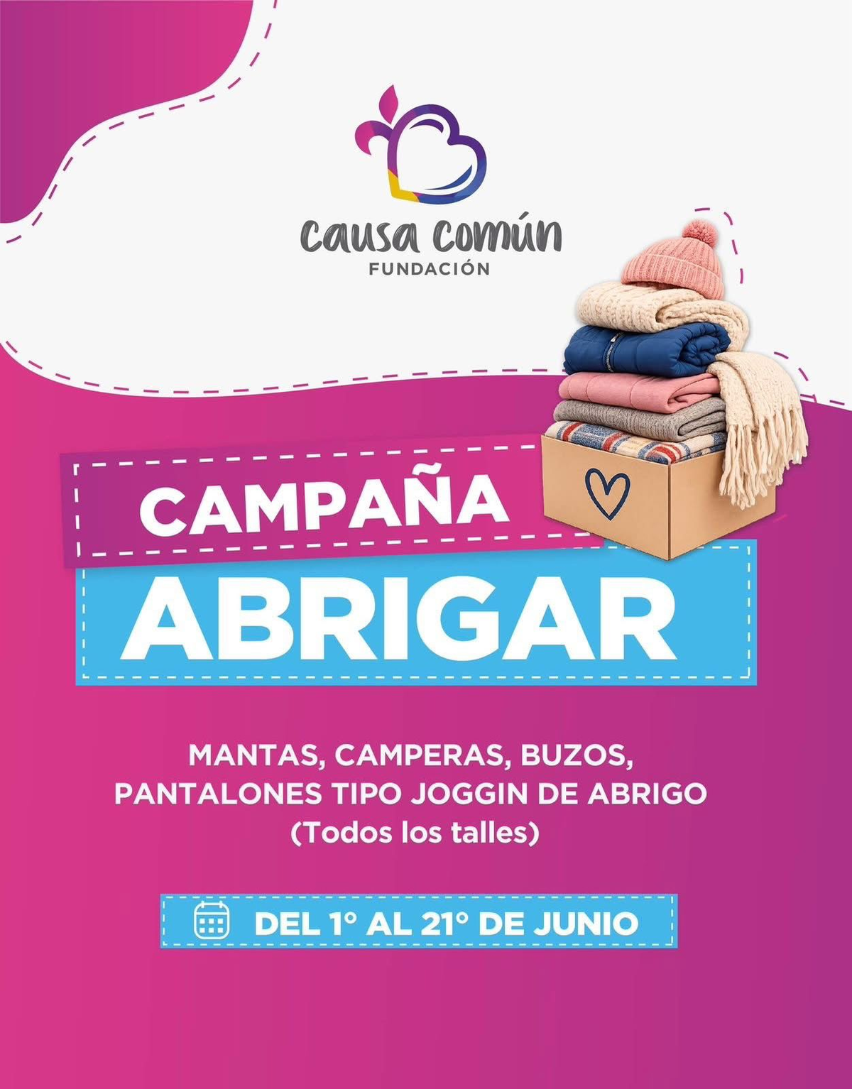 La organización es llevada adelante por Causa Común. La organización es llevada adelante por Causa Común. 