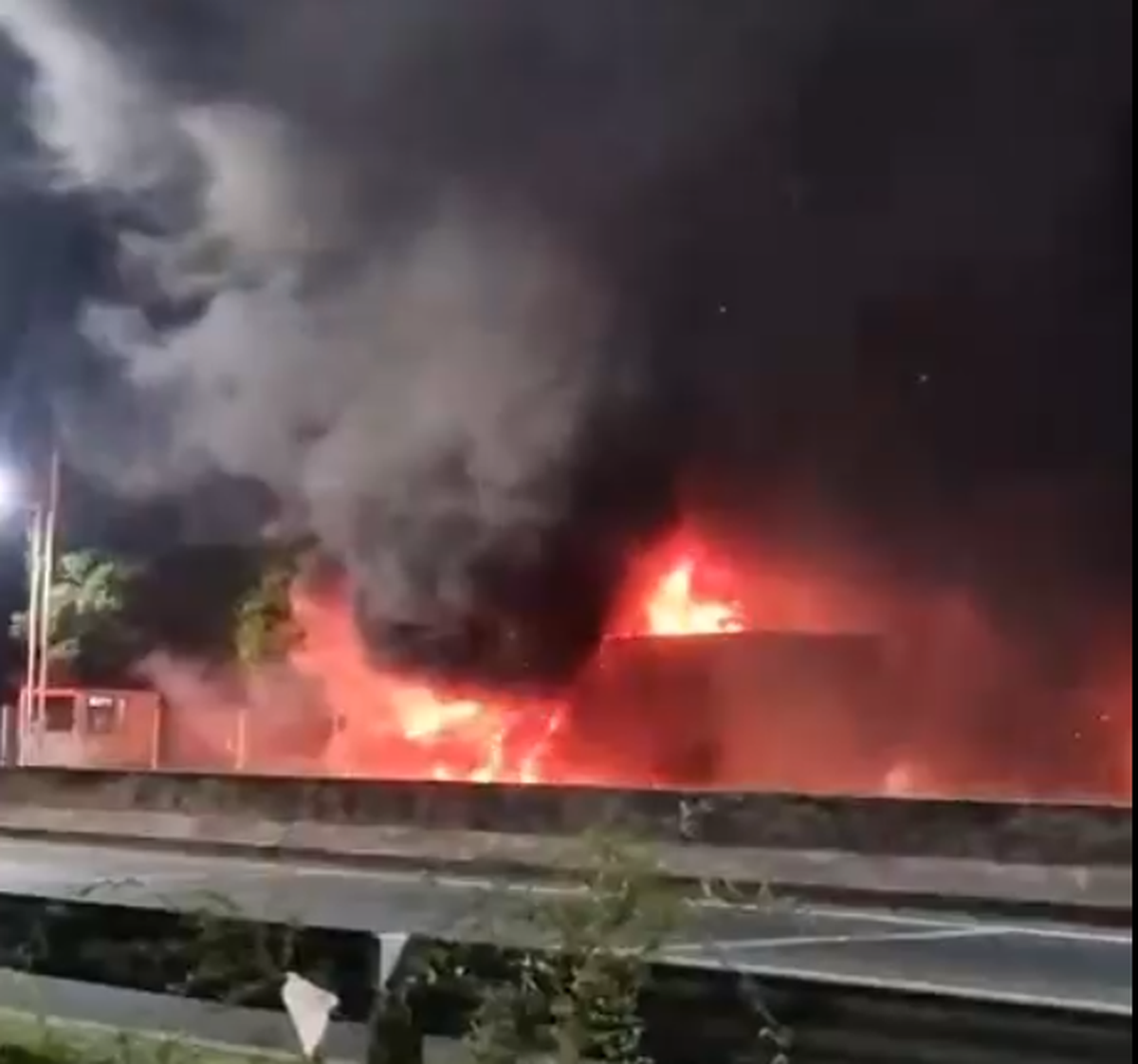 Imágenes tomadas desde las casas de Lomas de Zamora.