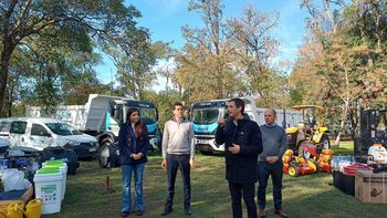 San Vicente: presentaron maquinarias y herramientas para el Municipio