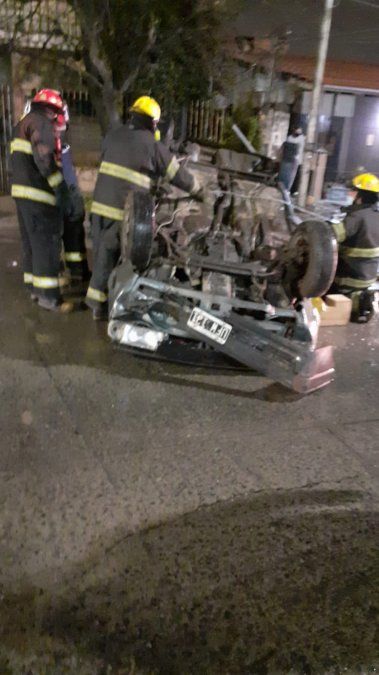 Impactante accidente en Lanús