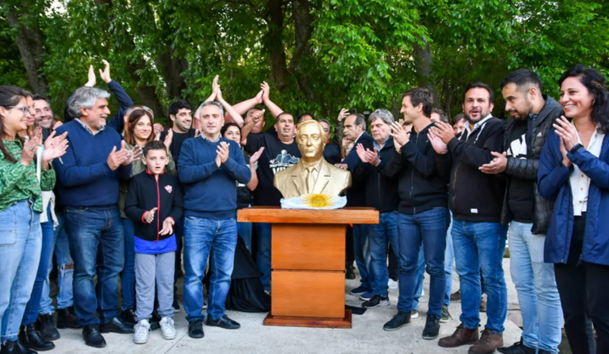 Un acto en homenaje a N&eacute;stor Kirchner realizado en la Quinta de San Vicente el a&ntilde;o pasado.