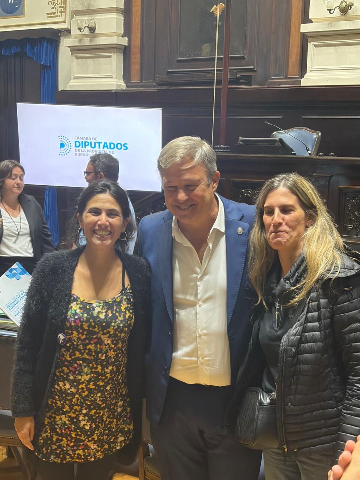 Mariano Cascallares estuvo presente junto a los estudiantes.&nbsp;