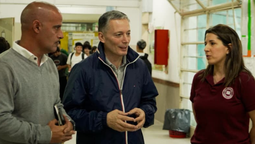 esteban echeverria: avanzan las obras en la escuela tecnica n°1