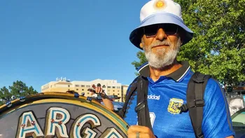 De Lomas a Kansas: el bombo del Tula, presente en el Mundial para alentar a la Selección