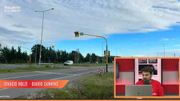 insolito momento en vivo en canning: repararon los semaforos de la ruta 58