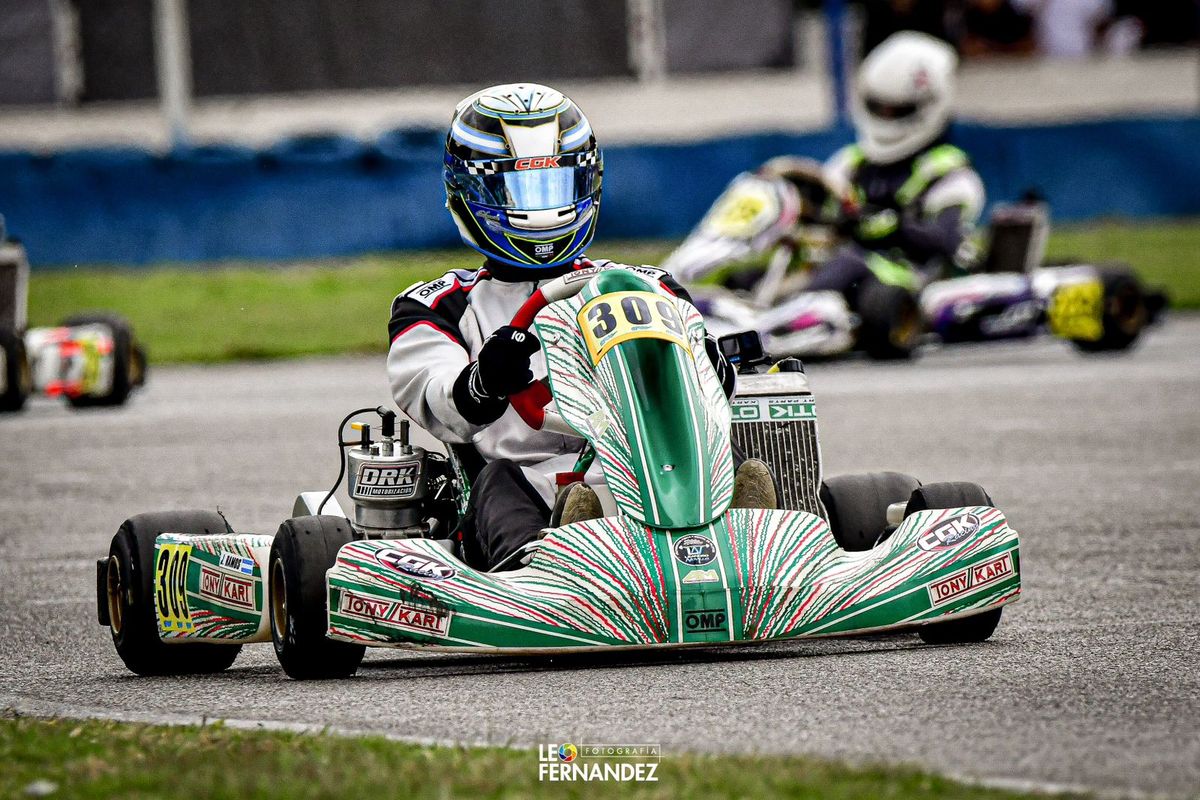 Julián Ramos, el joven automovilista de San Vicente que se destaca en karting y llegará a la Fórmula 3