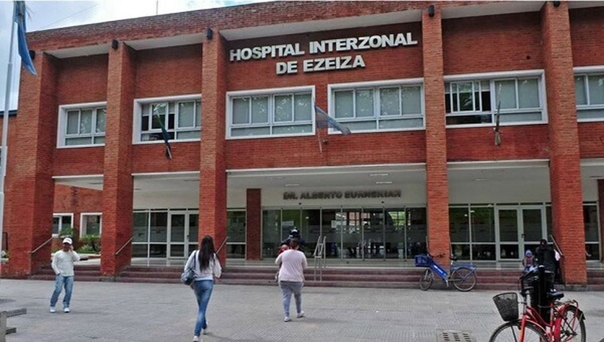 El hospital de Ezeiza, donde trabaja Susana.