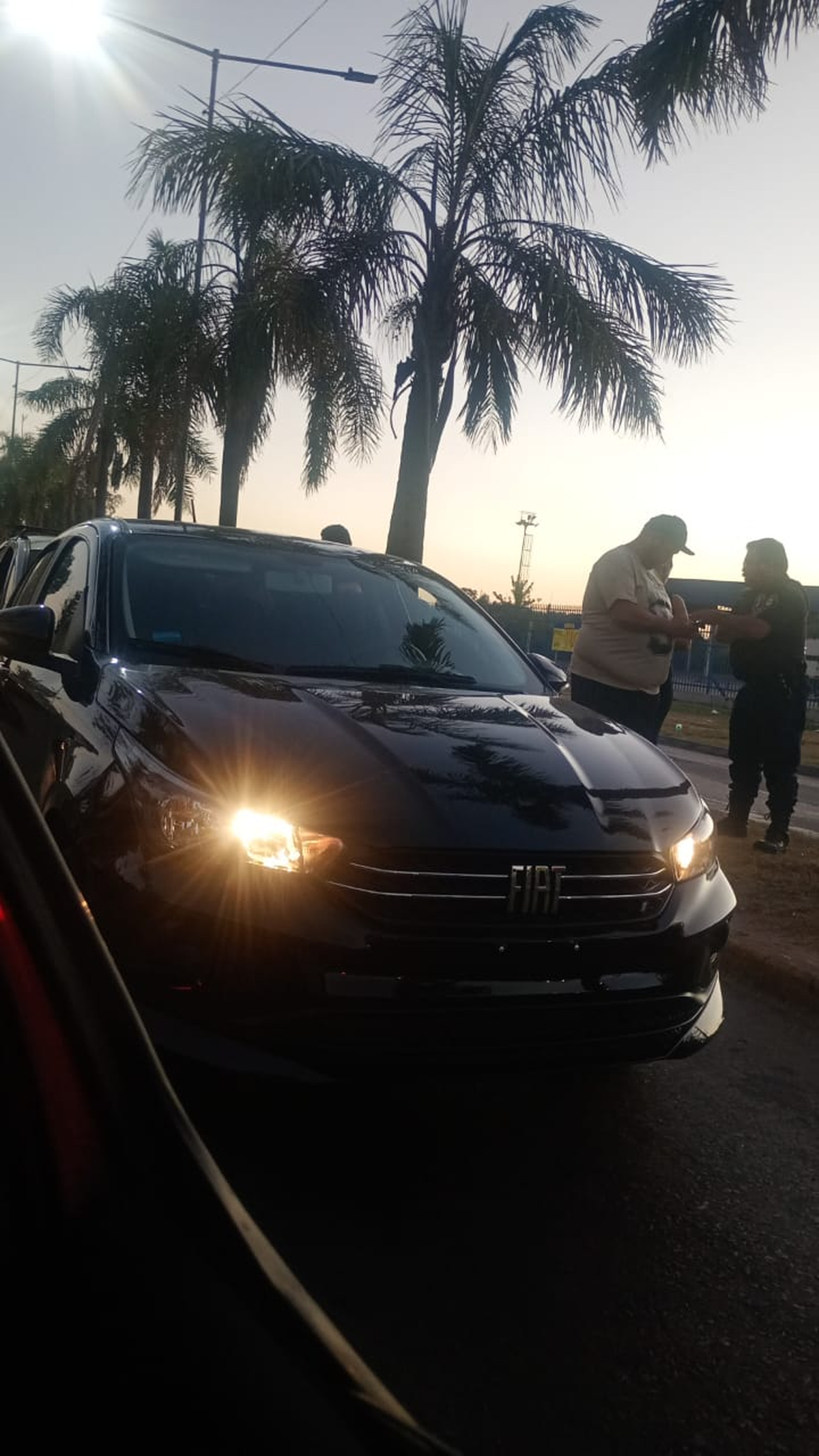 Uno de los vehículos involucrados en el choque en Almirante Brown.