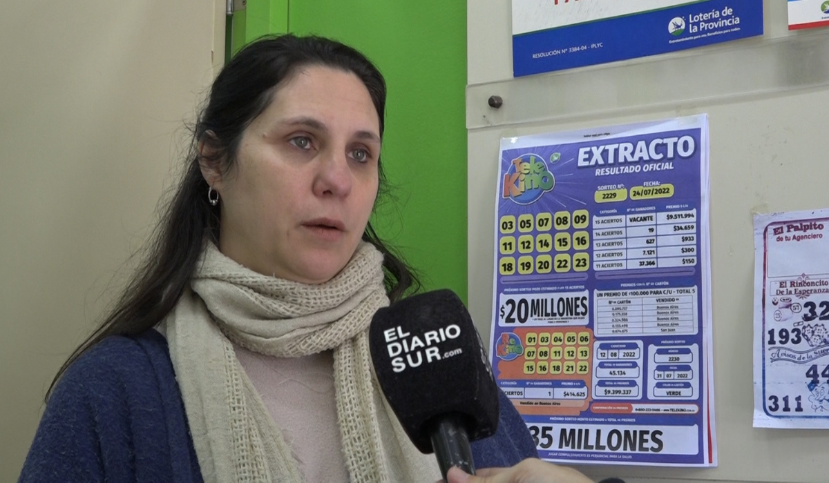 El Diario Sur habló Natalia Martínez con de la casa de lotería 