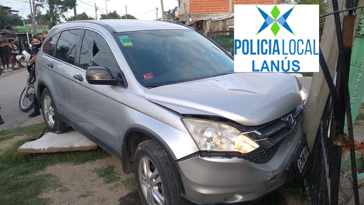 Lan&uacute;s: persecuci&oacute;n, tiroteo, choque y un detenido