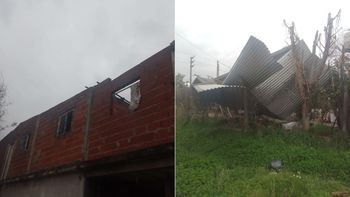 Almirante Brown: una familia perdió el techo en la tormenta y pide ayuda