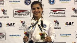 taekwondo: una vecina de ezeiza se consagro campeona panamericana con la seleccion argentina