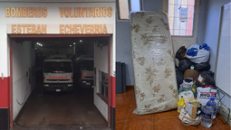 los bomberos de esteban echeverria continuan recibiendo donaciones para bahia blanca