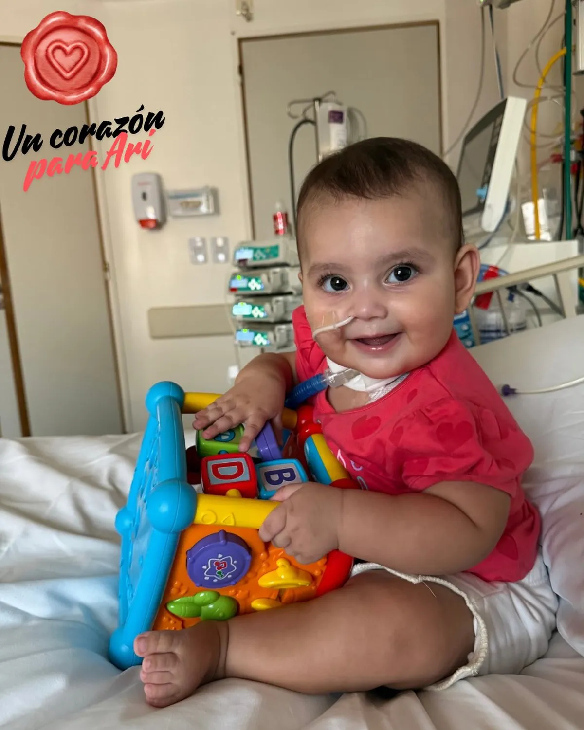 La nena permaneció casi un año internada. La nena permaneció casi un año internada.