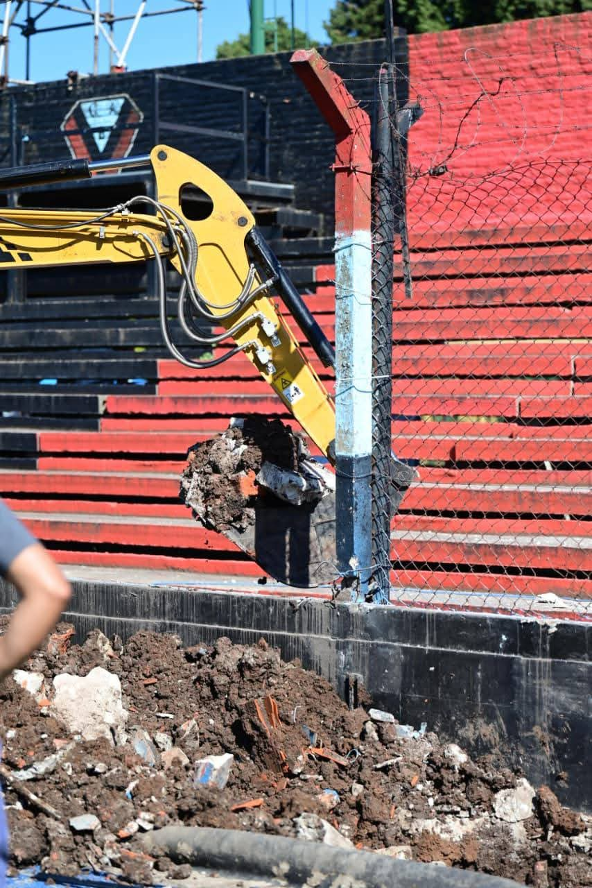 Las obras comenzaron en las últimas horas.