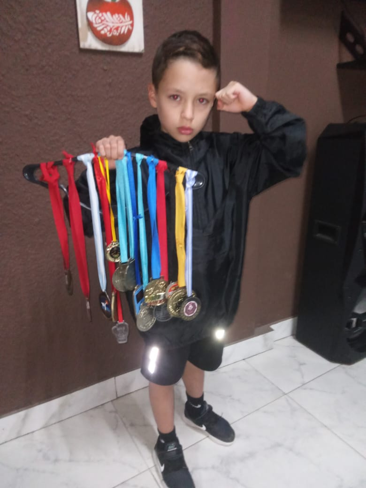 A su corta edad, el vecino de Burzaco ya obtuvo 15 medallas.