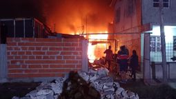 incendio en 9 de abril: cuatro personas fueron hospitalizadas