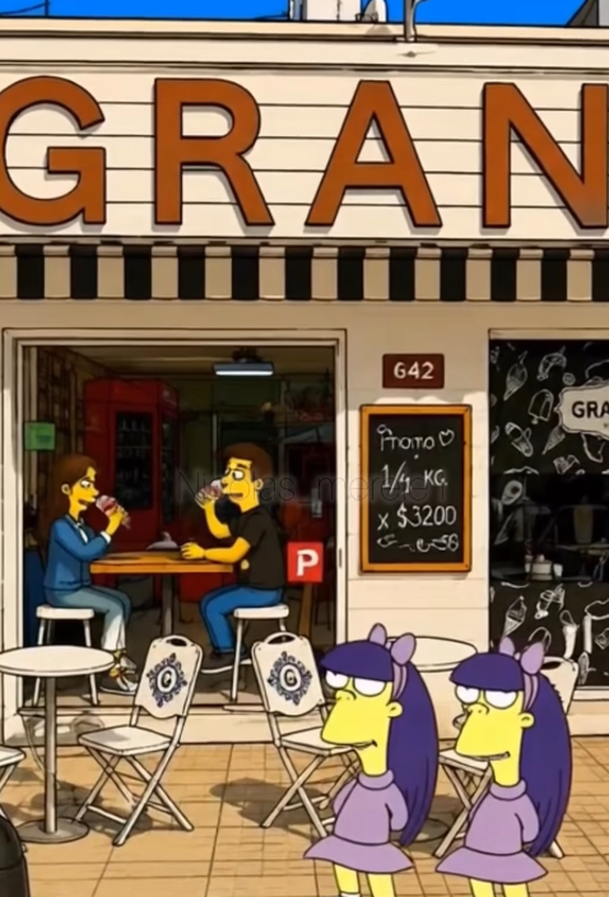 La heladería Gran Vía, uno de los lugares icónicos de Burzaco. La heladería Gran Vía, uno de los lugares icónicos de Burzaco. 