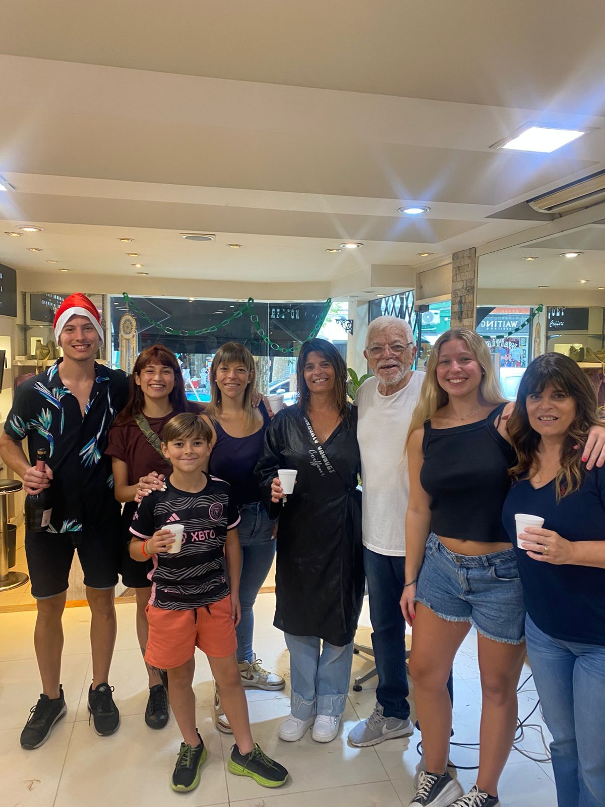 Norberto junto a su familia.