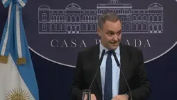 adorni volvio a dar conferencias y defendio restricciones a la prensa en casa rosada
