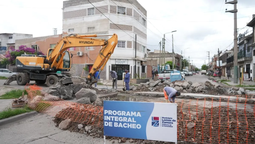 avanzan con obras de repavimentacion y bacheo en lomas