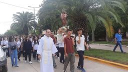 san vicente: masiva misa y procesion en el dia de san jose