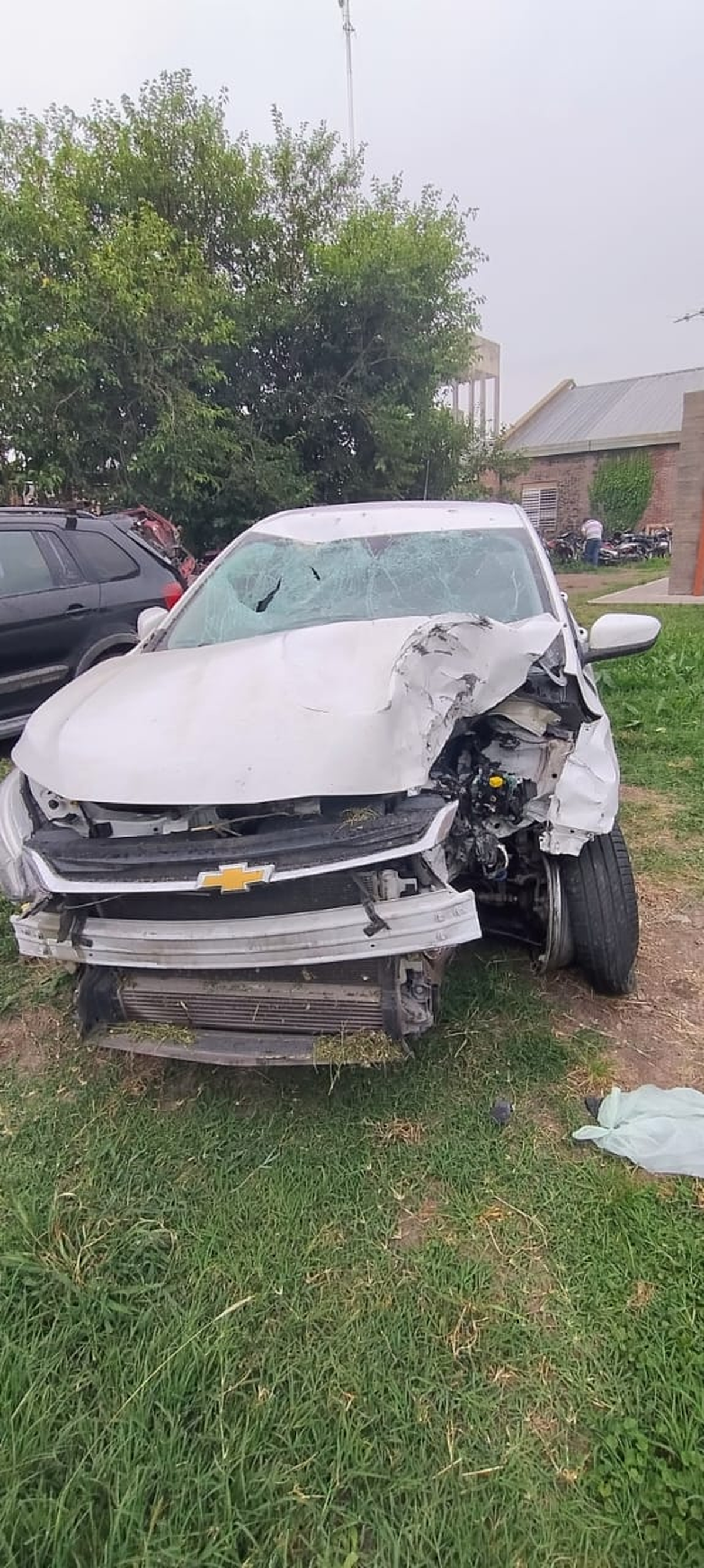 El auto que arrolló al vecino de Alejandro Korn. 