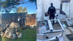 clausuraron un taller y una metalera con autopartes irregulares en san vicente