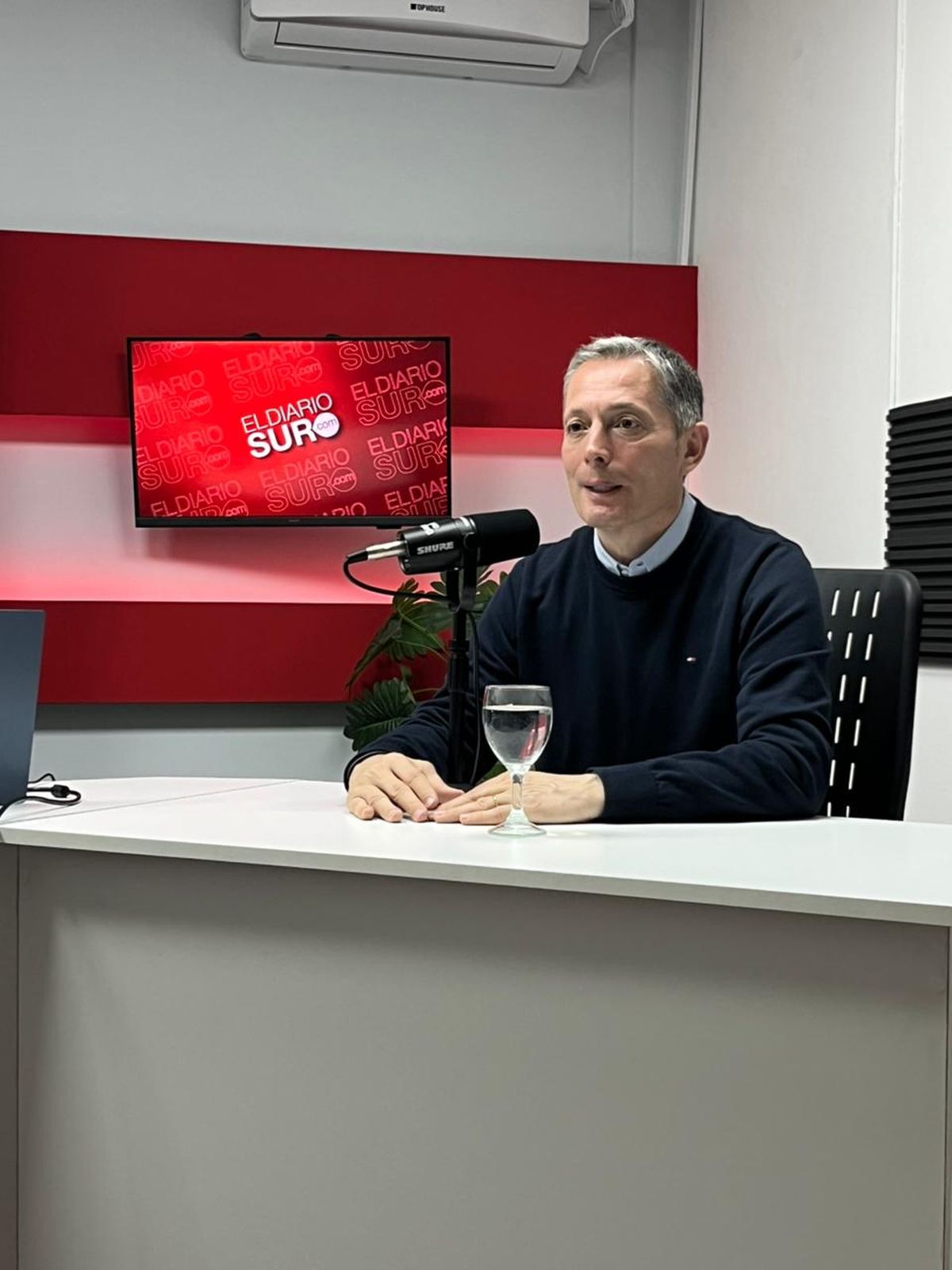 El intendente de Esteban Echeverría, Fernando Gray, en diálogo con el streaming de El Diario Sur. 