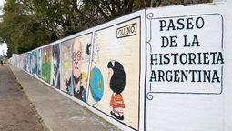 pintaron un paseo de la historieta en rafael calzada: donde se encuentra