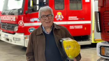 Vecino de San Vicente realizó una importante donación a los Bomberos Voluntarios