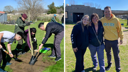 un arbol por cada perrito en el el campito refugio de monte grande: los planto una ong