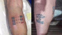 el insolito tatuaje de un hincha de la seleccion argentina que se hizo viral