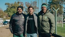 nicolas tagliafico en luis guillon: visito el predio de banfield en el marco del conflicto