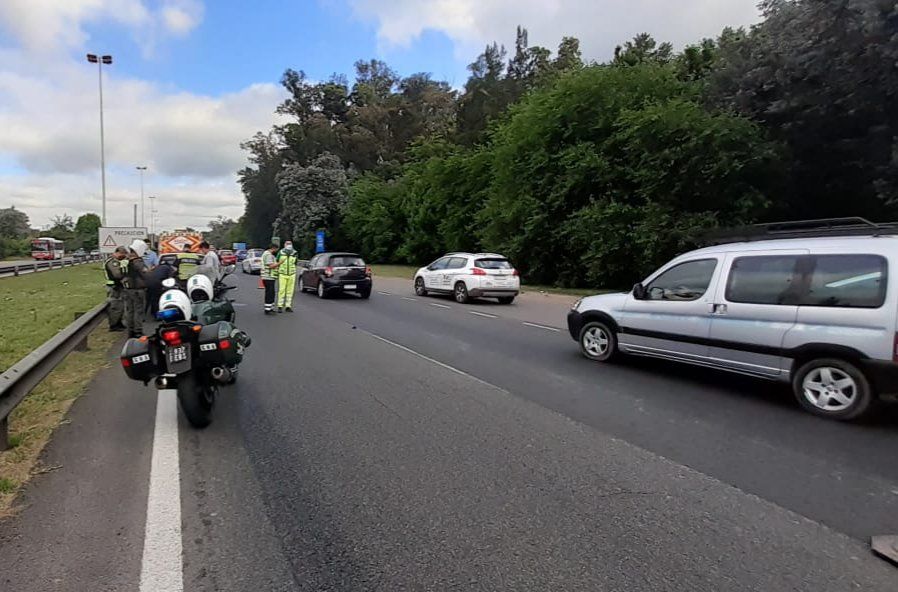 Ezeiza: grave accidente en la Autopista Ricchieri y demoras en el tránsito