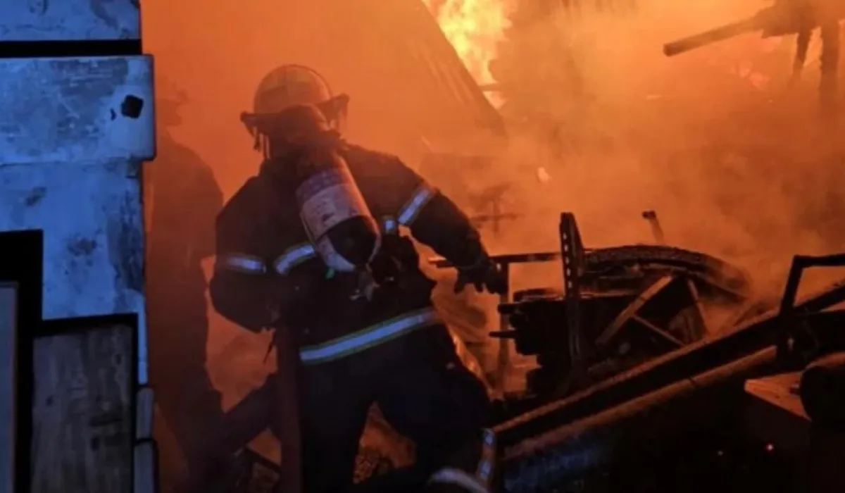 Hubo un incendio en Lanús. Hubo un incendio en Lanús.