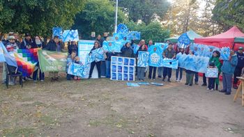 Lomas de Zamora: realizaron en Temperley una jornada contra la reforma de la Ley de Glaciares