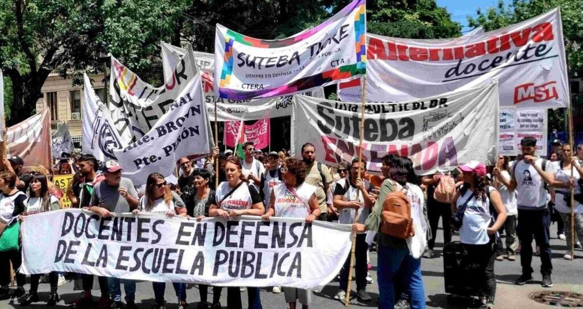Paro docente en la Provincia para este miércoles: los detalles
