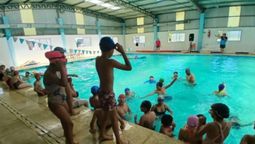 pileta en el cef n°93 de san vicente: abren actividades de verano para todo el publico