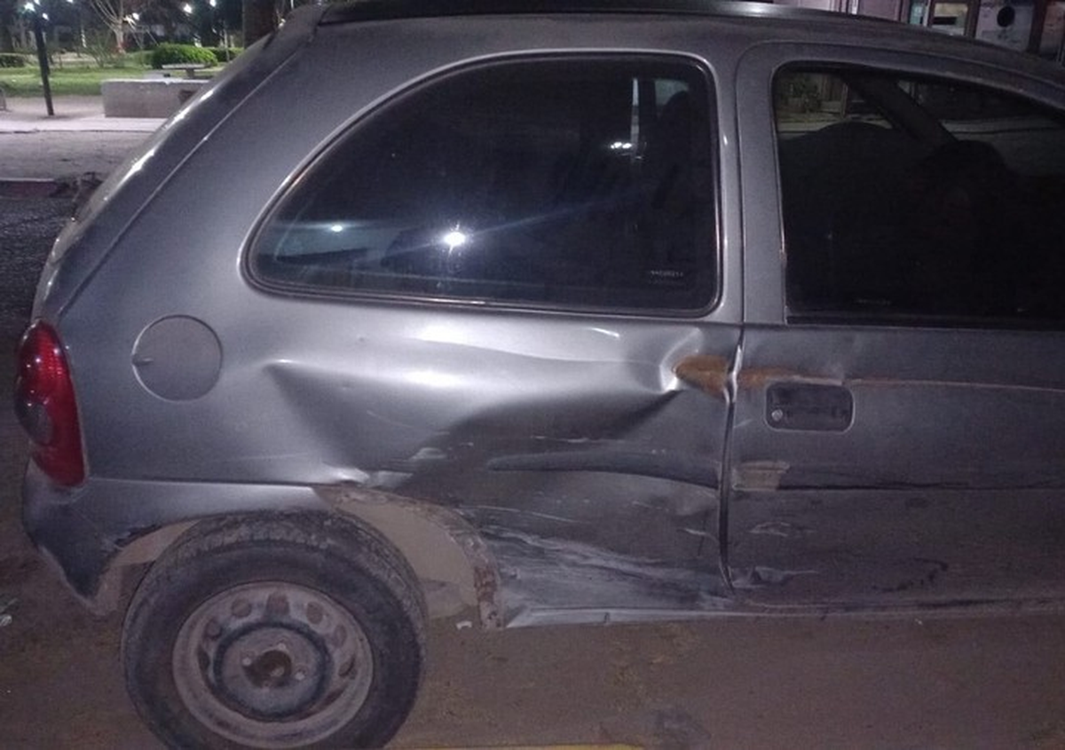 El auto con el que se produjo el choque. 