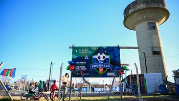 San Vicente: Inauguraron un playón deportivo en el Club Progreso