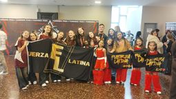 fuerza latina represento a monte grande en un torneo internacional y logro dos primeros puestos