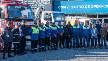 Bomberos de Almirante Brown viajaron a Bahía Blanca para colaborar en la reconstrucción