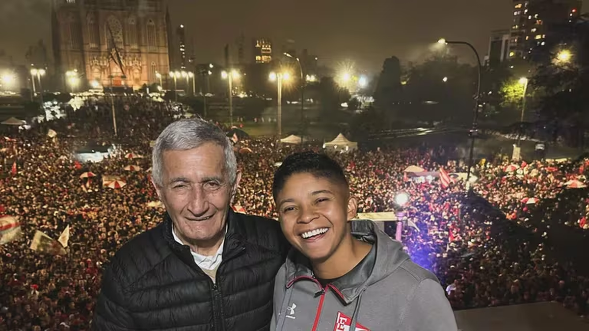 Juan Ramón Verón y Agustina Amaro en las fotos del Instagram de la joven.