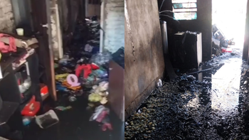 Luis Guillón: una familia lo perdió todo en el incendio de su casa y pide ayuda
