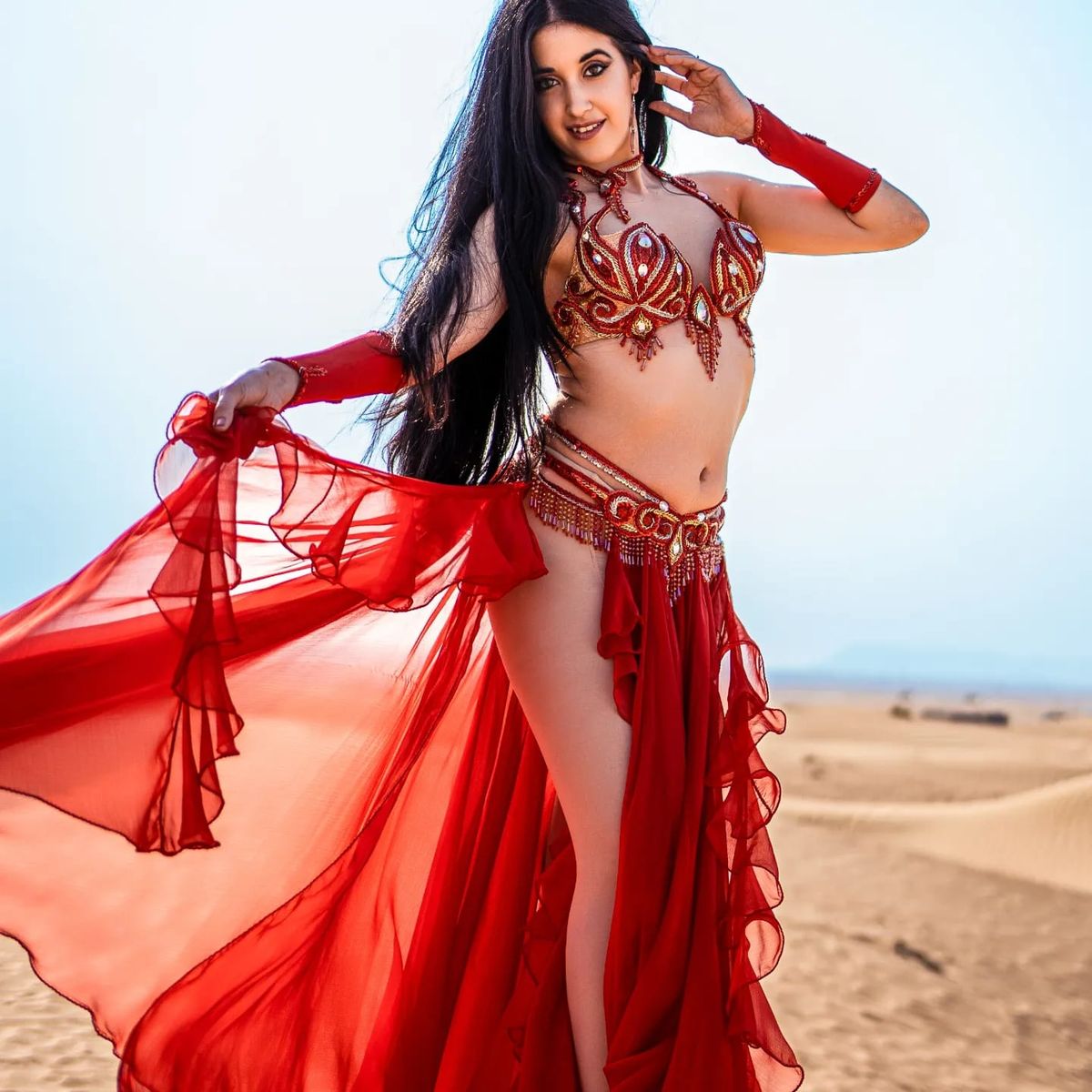 Rosario Abraham tiene 35 años y se dedica a la Danza Árabe desde niña.