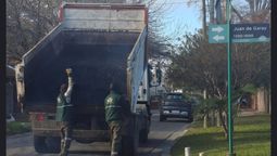 luis guillon: continuan los trabajos de bacheo