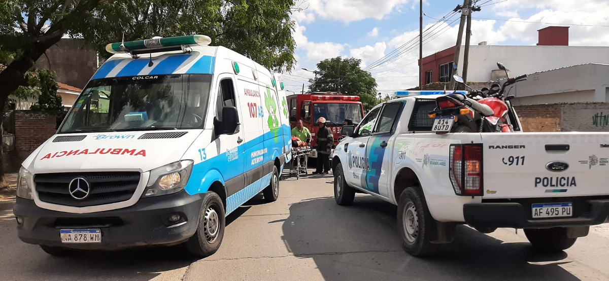 El accidente tuvo lugar en Longchamps, Almirante Brown.